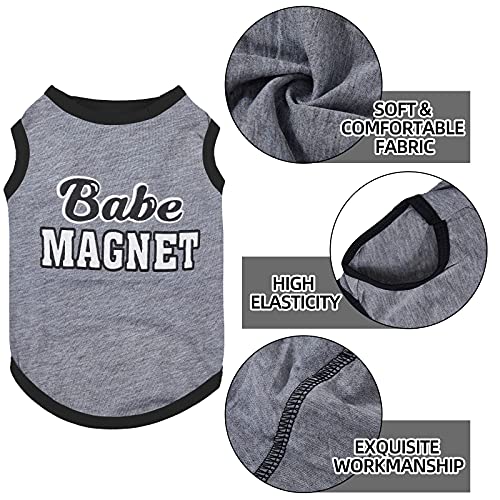 Classic Pattern 8 Pcs Dog T-Shirts - Medium Variation