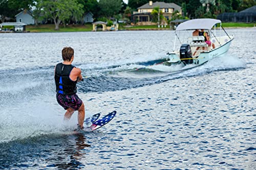 O'Brien Celebrity Combo Water Skis, Flag, 68"