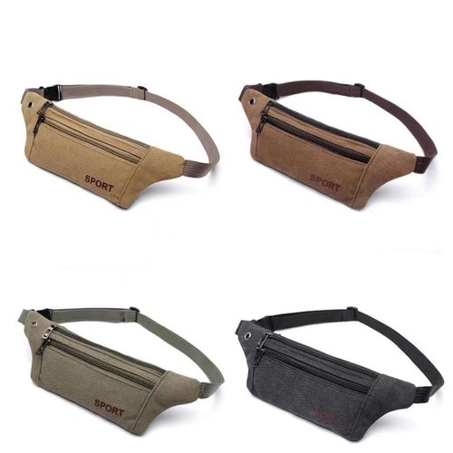 Waist Pack for Men Women, Sports Running Fanny Pack, Lightweight Water-Resistant Phone Waist Bag, Adjustable Belt for Hiking