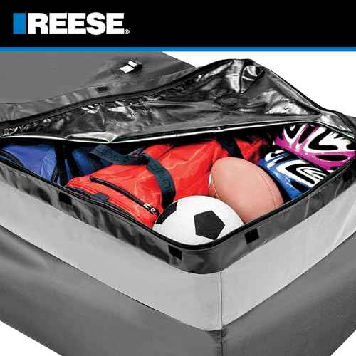 Reese Explore 63604 Amigo Hitch Mount Cargo Carrier Bag, 59 Inch x 18.5 Inch x 24 Inch, Rainproof, Fit On A Most Full-Size Hitch Mounted Cargo Carriers.