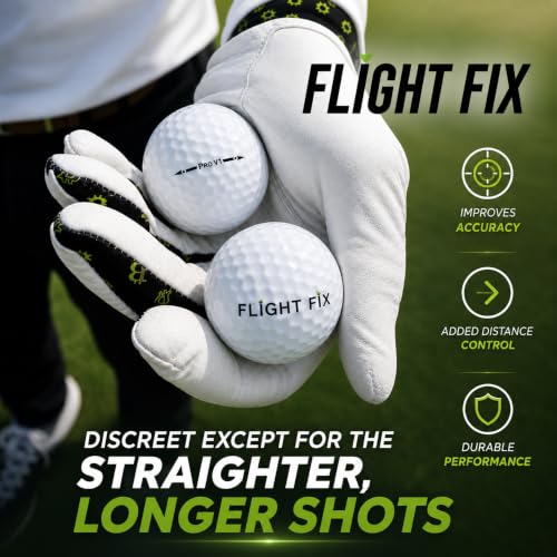 Anti-Slice Golf Ball Coating for Straighter Shots - Red