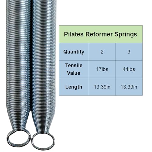 Aibogiter Pilates Reformer Springs Set 5 Resistance Springs for Fitness Equipment - Variation 5