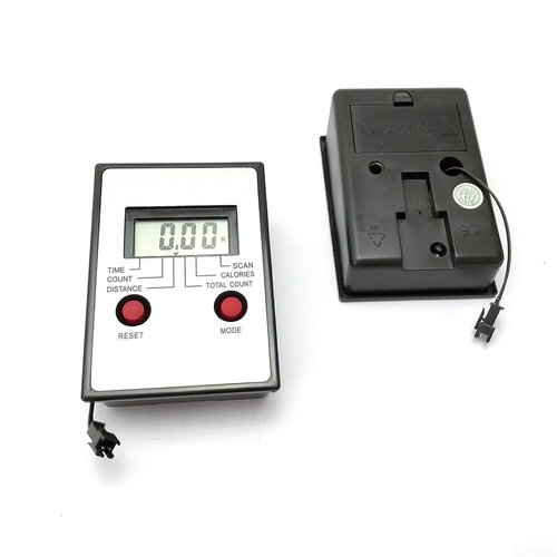 ABS Plastic Exercise Bike Monitor For Stationary Bikes and Rowing Machine LCD Speedometer With Time, Speed, Distance, and Calories Display