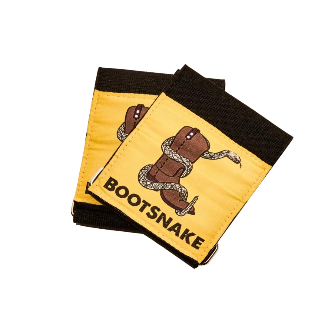 Bootsnake Cowboy Boot Accessory Strap, Reduces Boot Lines, Keeps Pant Legs Smooth, Blocks Dirt and Debris (Yellow, Standard)