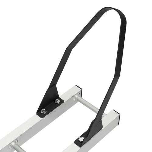 Aluminum Motorcycle Hitch Carrier, 400lbs Lifting Capacity Dirt Bikes Carrier with Crank Arm Brackets and Practical Straps, Heavy Duty Motorcycle Bracket with Straps Tire Limiter