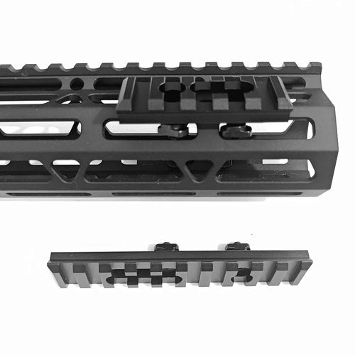APLUSGEAR Slotted Metal Made (NOT Plastic) Picatinny Section Kit Set for Mlok Compatible