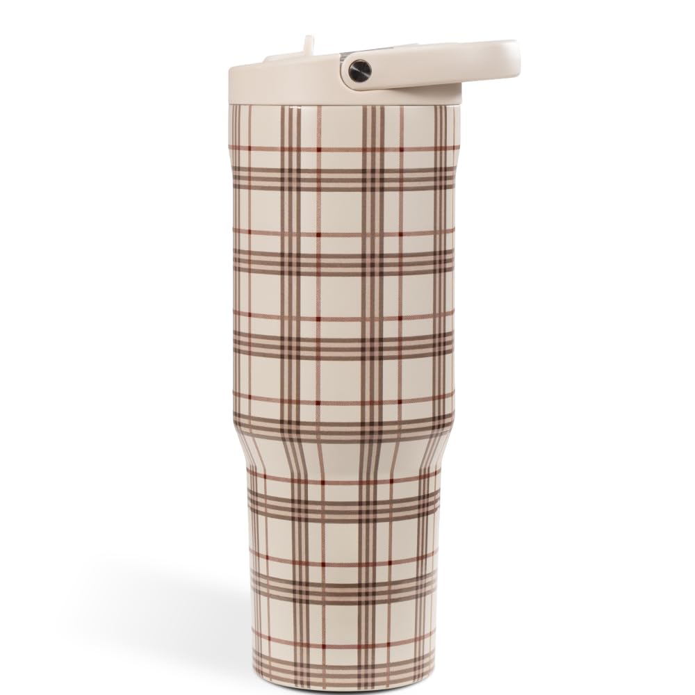 HydroJug Sport - Stainless Steel Tumbler with Straw, Vacuum Insulated, 32oz Leakproof Water Bottle, Ergonomic Design, Reusable, Dishwasher Safe, Rubber Base, Durable for Gym or Outdoors, Blair