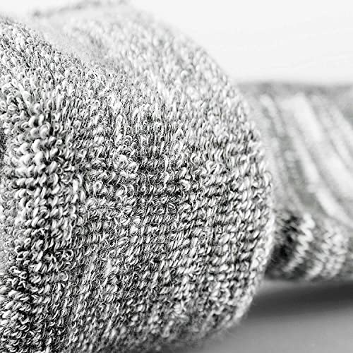 FEIDEER Men's Hiking Walking Socks, Multi-Pack Wicking Cushioned Outdoor Recreation Hiking Socks