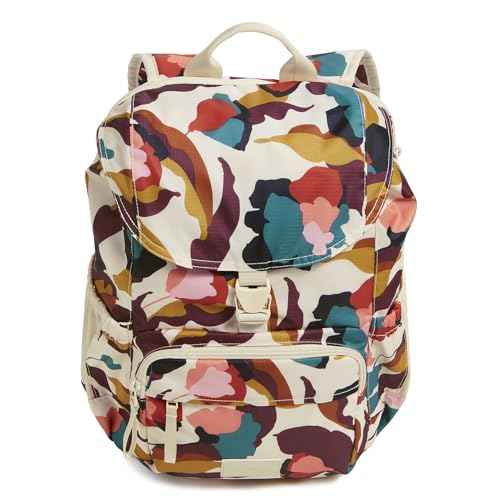 Vera Bradley Ripstop Campus Daytripper Backpack, Immersed Blooms Jewel