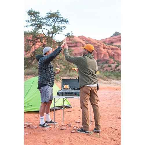 Stansport Folding Utility Camp Table, 27" x 31.5" x 23.6"