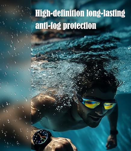 Unisex Swimming Goggles 2 Pack Anti-Fog Wide View No Leakage - BlackSilver & Blackpink