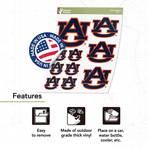 Auburn Tigers Vinyl Sticker Decal - Official College Campus Spirit