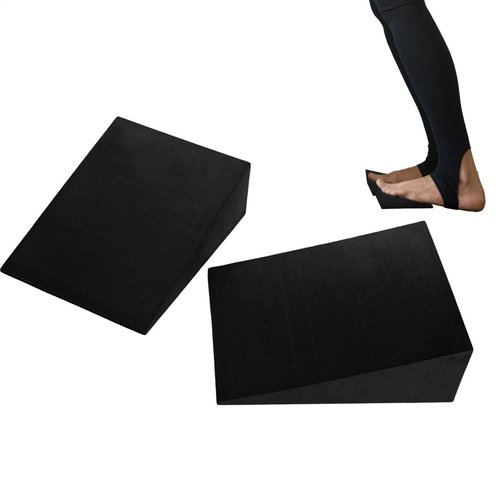 Yoga Foam Wedge, Slant Board For Calf Stretching - Non-slip Lightweight And Portable Yoga Wedge - Durable Yoga Blocks For Knees Over Toes Training, Home Workout For Men And Women, Slant Board Trainer