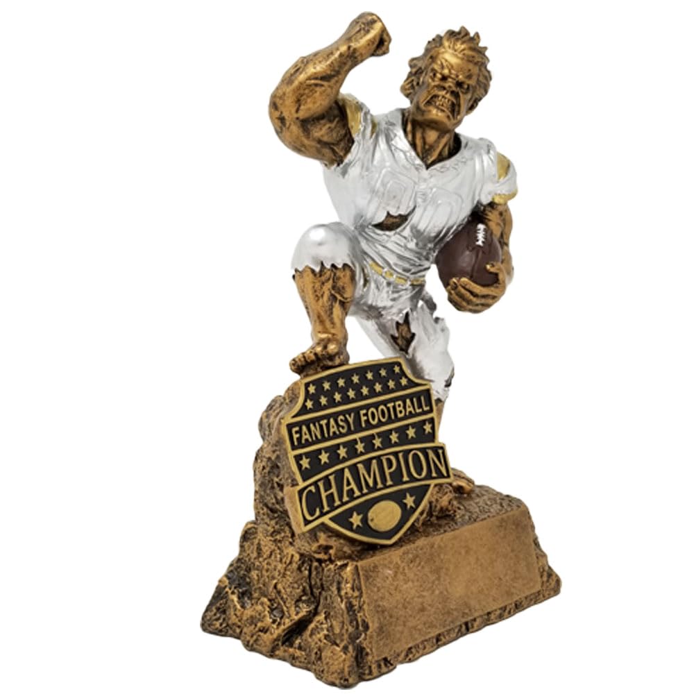 Decade Awards Personalized Monster Fantasy Football Champion Trophy - Engraved FFL Champion Monster Award - FFL League Goat Prize - Customize Now (6.5 Inch)