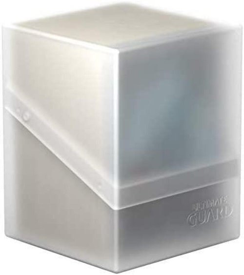 Ultimate Guard Boulder 100+ Classic, Deck Case for 100 Double-Sleeved TCG Cards, Frosted, Secure & Durable Storage for Trading Card Games, Soft-Touch Finish