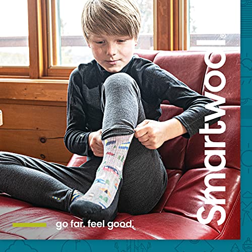 Smartwool Kid's Classic Thermal Merino Base Layer Bottoms for Boys and Girls(Toddler/Little Kid/Big Kid)