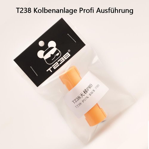 T238-AEG Piston Rack Pro Edition, Compatible with Airsoft AEG Ver.V2/V3 Gearbox Upgrade Kit Set for M4/AK/MP5/G36/P90/AUG/VECTOR, and Other Compatible Models(Orange)