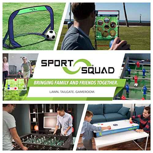 Sport Squad Foosball Table - Soccer Table - Wood Foosball Table for Kids & Adults - Bar Game Table, Game Room for Home - Easy Assembly, Built Tough for High Volume Play