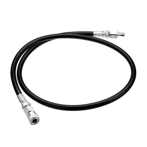 Gurlleu Universal DN2 Microbore Hose 4500 PSI PCP Paintball Fill Whip with Foster Quick-Detach Hose Assembly (24 inch Hose with Male to Female QD Disconnect)