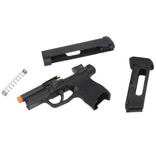 Sig Sauer P365 6mm BB Caliber 12rd CO2 Powered Blowback Airsoft Pistol with 3 DOT Hi-Vis Sights - CO2 Cartridges Not Included