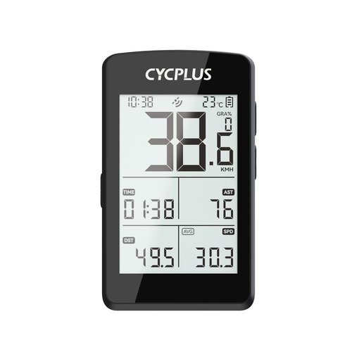 CYCPLUS Bike Computer GPS Wireless, ANT+ Cycling Computer GPS with Bluetooth, 2.8" LCD Screen,100+ Hours Battery Endurance Bike Speedometer with Auto Backlight IP67 Waterproof