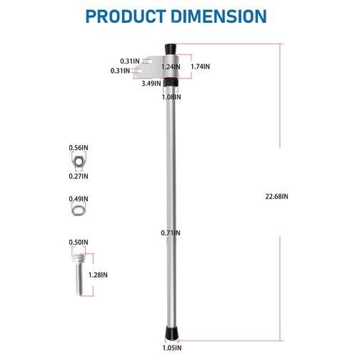 Bzsunway Replace Part for 1862050 Bow-Mount Stabilizer Kit Compatible with Ultrex, Fortrex and Riptide SF Models