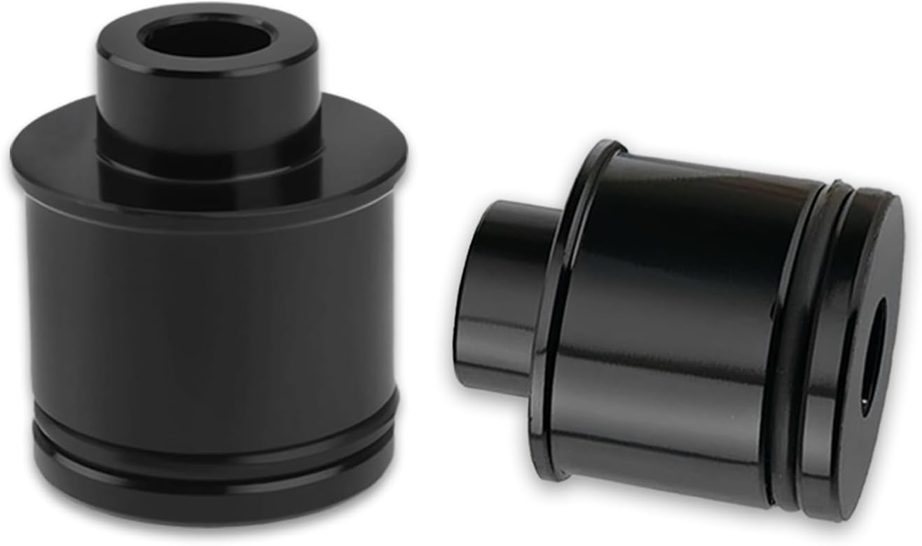 2 Pack Mountain Bike Hub Adapter, Quick Release Hub Converter Adapter, 12/15mm to 9mm Thru Axle Quick Release for Mountain Road Bicycle Cycling Wheel
