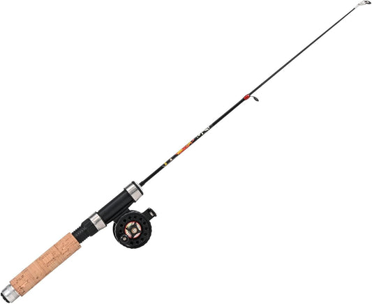 1 Set Fishing Rod with Fishing Reel Short Portable Winter Outdoor Ice