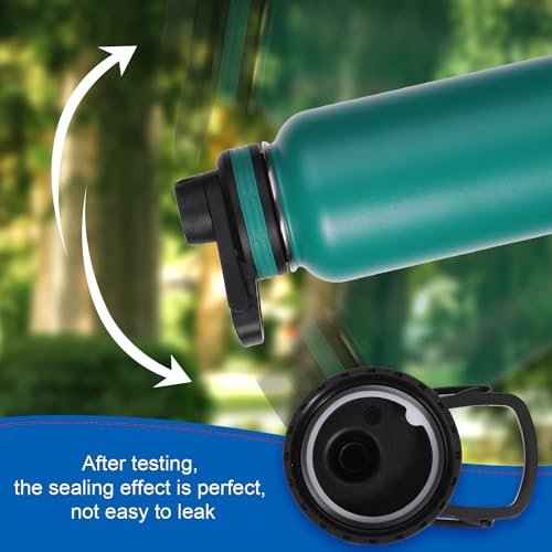 13pcs Water Bottle Lid Replacement for Thermoflask 24/32/40/64oz, Straw Gasket Replacement Accessories & Tweezers Silicone O Ring Rubber Seal Washer Part Compatible with Thermoflask Chug Spout Lid