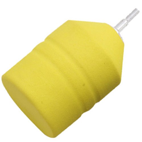KURUGEILI 12Pack EVA Sponge Arrowheads Foam Arrow Tips,Game Practice Broadheads for 6.2mm Arrow for Archery Combat Game CS Shooting Practic Yellow