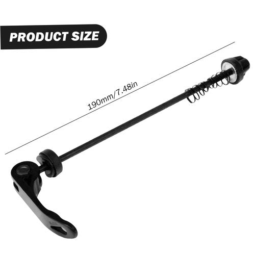 Xweptuy Quick Release Skewer, 7.5 Inch Rear Hollow Shaft Quick Release Bike Axle, Aluminum Alloy Mountain Bike Parts for Trek Road, Mountain, BMX #·