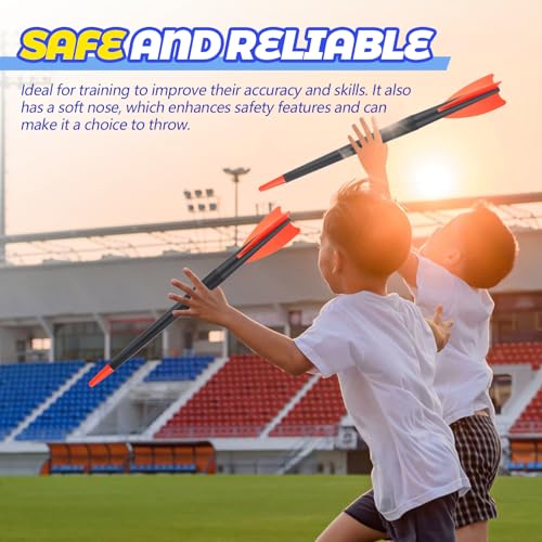 Training Javelins for Kids - Set of 4 Soft Plastic 300g with Stylish Style