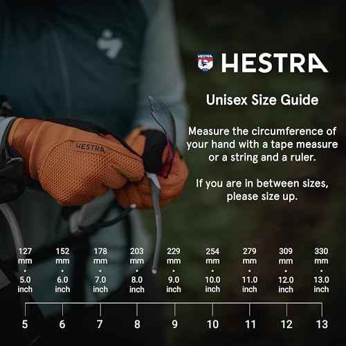 Hestra Ergo Grip Enduro Breathable Protective Full Finger Bike Glove for Men/Women | 5-Finger Durable Lightweight Glove for Mountain Biking