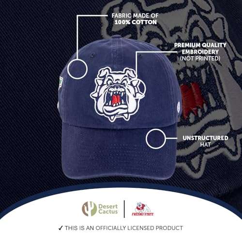 Fresno State Bulldogs Embroidered Baseball Hat - College Sports Cap