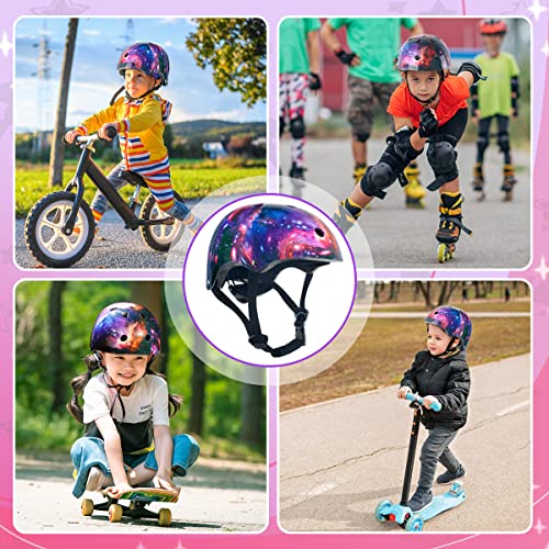 Kids Galaxy Safety Helmet for Cycling Skateboarding & More - Adjustable & CPSC Certified