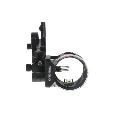 TruGlo Range Rover М4 4-Pin Highly-Visible Micro-Adjustable Archery Hunting Bow Sight - Adjustable Quiver Mount Included - Right-Handed