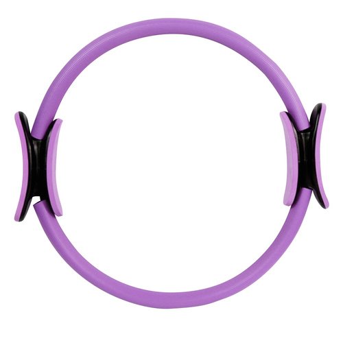 Fitness Pilates Ring - Double Handle Exercise Circle Fitness Magic Circle Resistance Ring Yoga Accessory Gym Workout Training Tool Resistance Circle for Home Thigh Workout