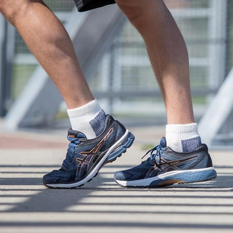 Thorlos Running Mini Crew Socks - Single Pair, X-Large White Navy
