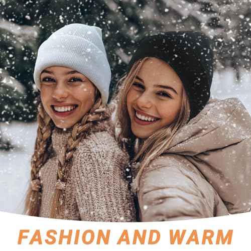NPQQUAN Unisex Beanie Hats for Men Women Winter Knit Beanies