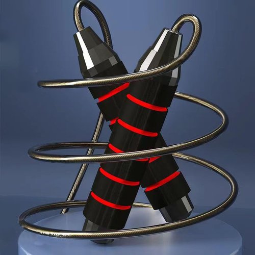 Jumping Rope With Ball Bearing, Adjustable Rope And Memory Foam Handle Are Very Suitable For Speed Training