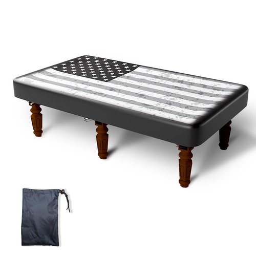 Pool Table Cover 8ft,Billiard Table Covers Waterproof Custom Tablecloth Dust Cloth,Indoor/Outdoor Billiards Topper Accessories for Protecting Felt Scratch-Resistant for para Bar,Home,Billiard Room