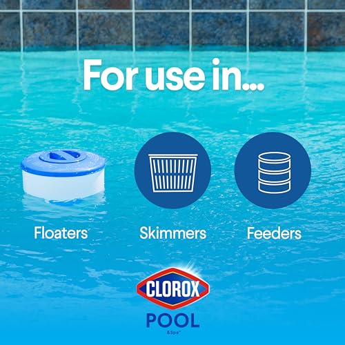 Pool & Spa Chlorine Tablets 5 lb - Kills Bacteria & Stops Algae, Individually Wrapped