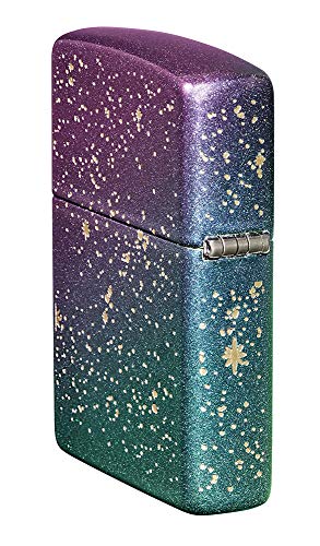 Starry Sky Iridescent Pocket Lighter - Windproof Refillable Zippo