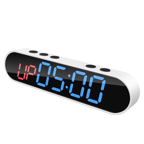 Portable Gym Timer Clock - Small Workout Interval Timer with Strong Magnet, Gym Clocks for Home Gym/Garage/Boxing/Fitness