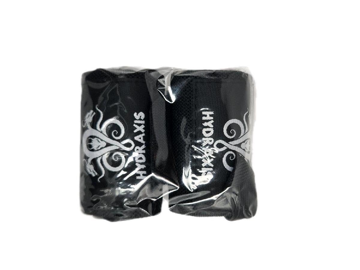 Hydraxis Weightlifting Wrist Wraps 18" Professional Quality Wrist Support with Heavy Duty Thumb Loop - Best Wrap for Powerlifting Competition, Strength Training, Bodybuilding