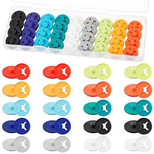 Juexica Running Bib Clips Race Number Buckle Fixing System Triathlon Race Bib Holder Marathon Fastener Holder for Field Event