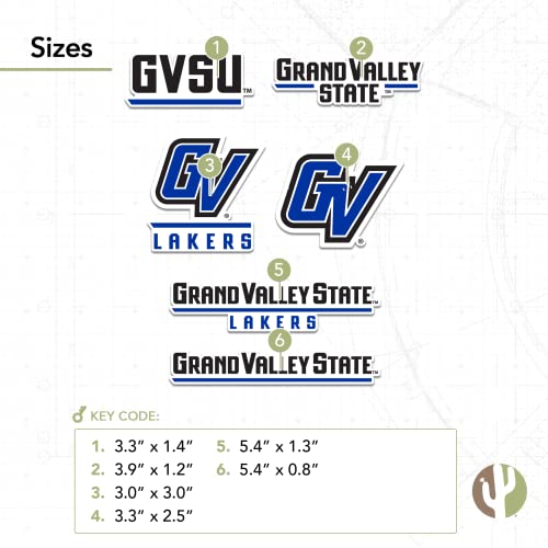 GVSU Lakers Vinyl Sticker Decal - University Campus Spirit