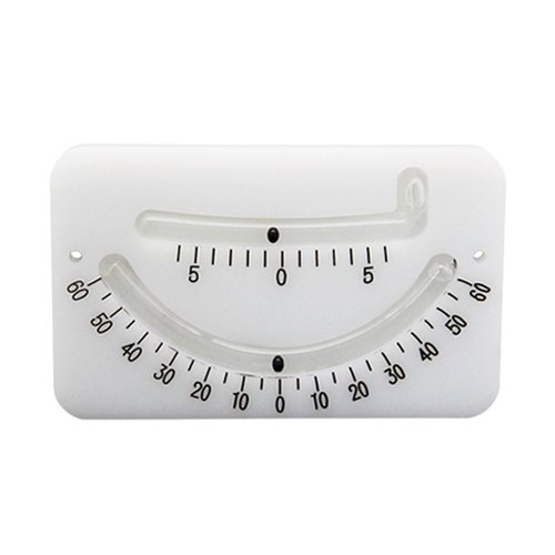 Professional Boats Inclinometer With Night Illuminating Double Tube Suitable For Yacht Sailors Navigators And Hobbyists