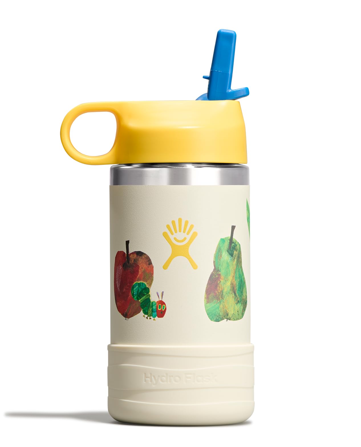 Hydro Flask Kids Water Bottle for School - Stainless Steel and Insulated with Straw Cap - 12 Oz World of Eric Carle™ Fruit