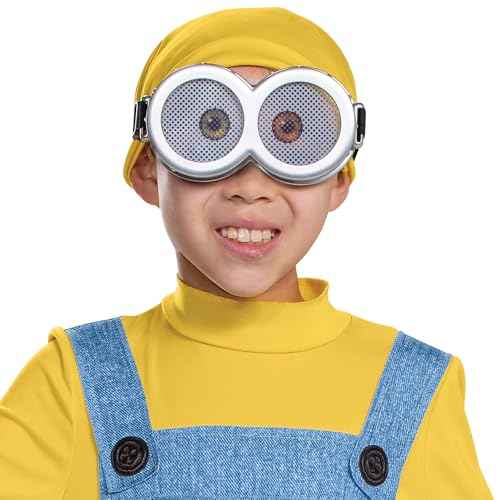 Disguise Minions Bob Goggles, Official Minions Movie Kids Size Costume Goggles for Costumes and Dress Up